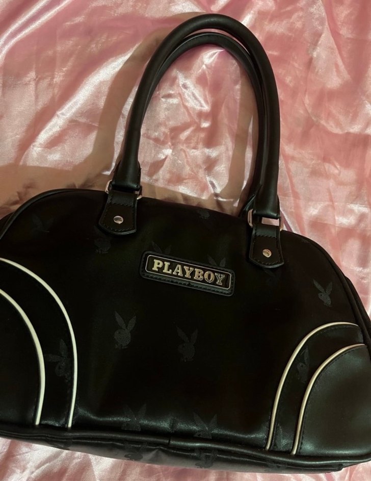 Siyah Playboy Kadın Çanta - Görsel 2