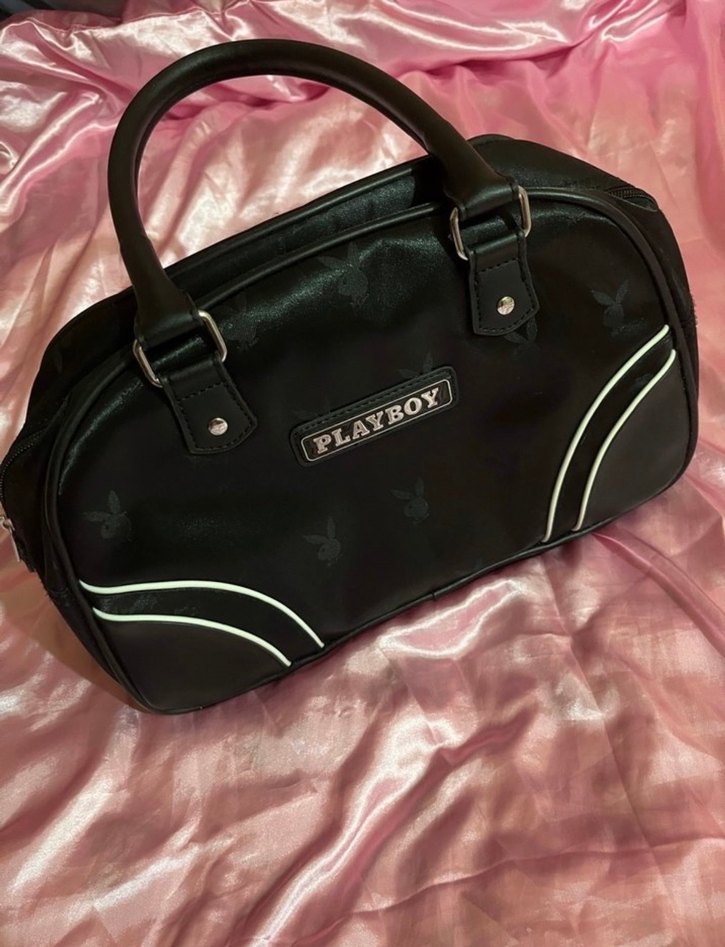 Siyah Playboy Kadın Çanta - Görsel 4
