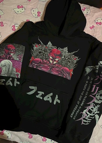 Berserk griffith kapüşonlu hoodie