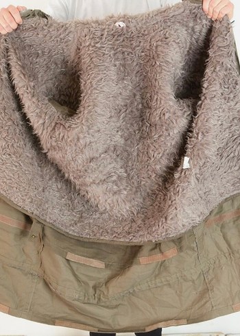 m Beden haki Renk Euro Parka Vintage Erkek Kaban