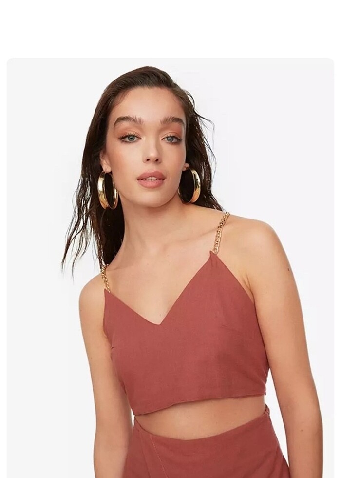 sırtı zincirli bluz - Görsel 2