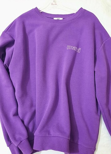 m Beden Mavi sweatshirt