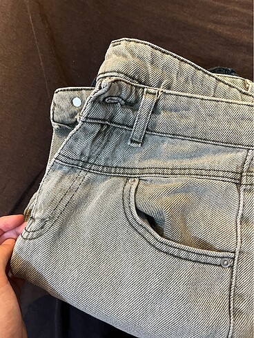 34 Beden yeşil Renk Haki rengi kot pantolon
