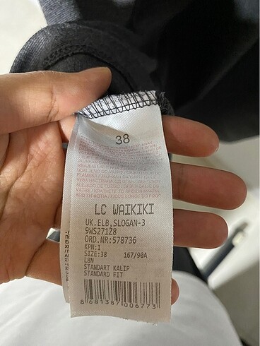 m Beden gri Renk LCW ELBİSE