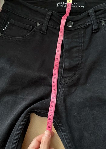 Erkek Siyah Regular Fit Denim Jean - Görsel 6