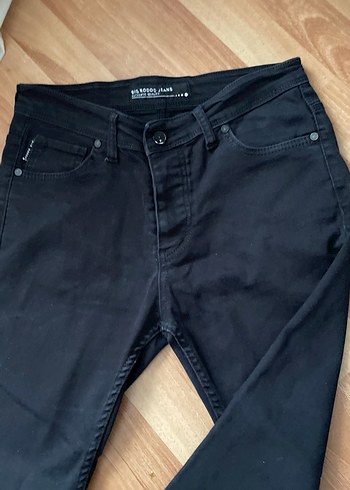 Erkek Siyah Regular Fit Denim Jean - Görsel 2