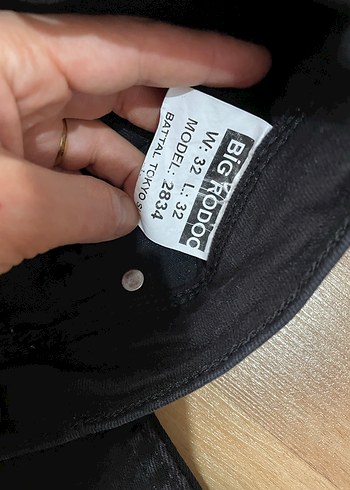 Erkek Siyah Regular Fit Denim Jean - Görsel 7