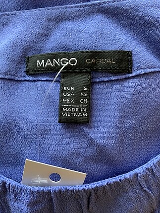 s Beden Mango Bluz %70 İndirimli.