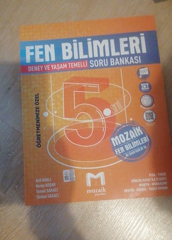5. Sınıf Fen Bilimleri Soru Bankası - Mozaik