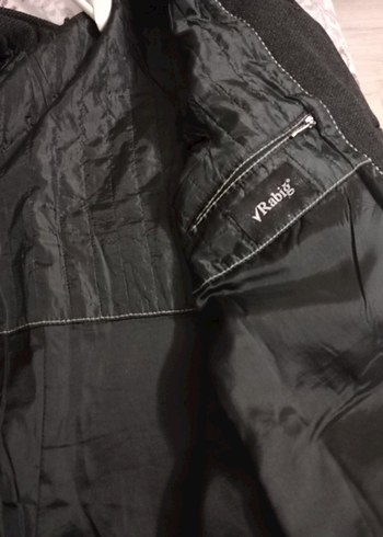 Gri Düğmeli Erkek Midi Kaban - Görsel 8