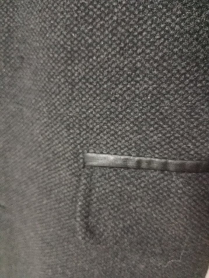 Gri Düğmeli Erkek Midi Kaban - Görsel 3