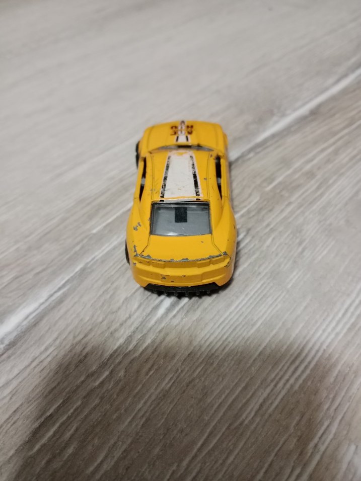 sarı camaro unbranded toy diecast car - Görsel 3