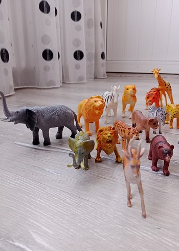 Renkli Hayvan Figürleri Seti - Görsel 8