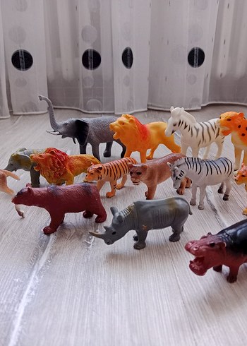 Renkli Hayvan Figürleri Seti - Görsel 7