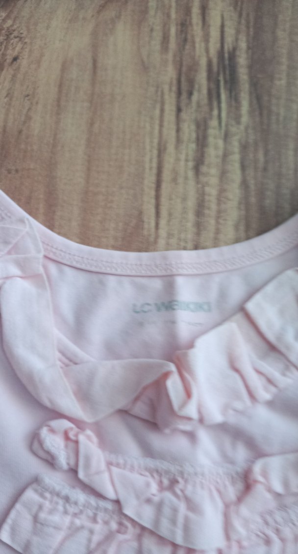 Kız Çocuk Pembe Fırfırlı Atlet - Görsel 2