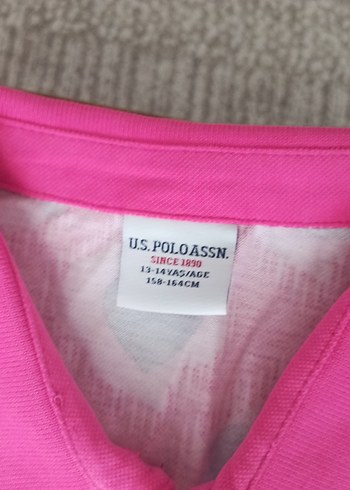 U.S Polo Assn. Pembe Bohem Kız Elbisesi