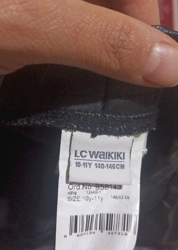 Siyah Parlak Deri Kadın Tayt - Görsel 3