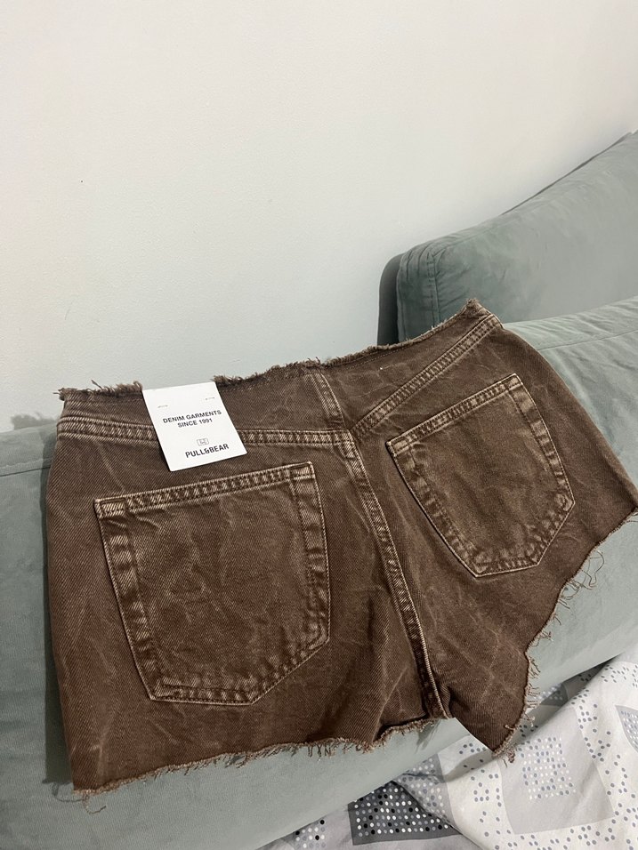 Pull&bear kot şort etiketli - Görsel 2