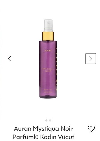 MYSTIQUA NOIR BODY MIST SPRAY
Kadın Deodorantı - Görsel 2