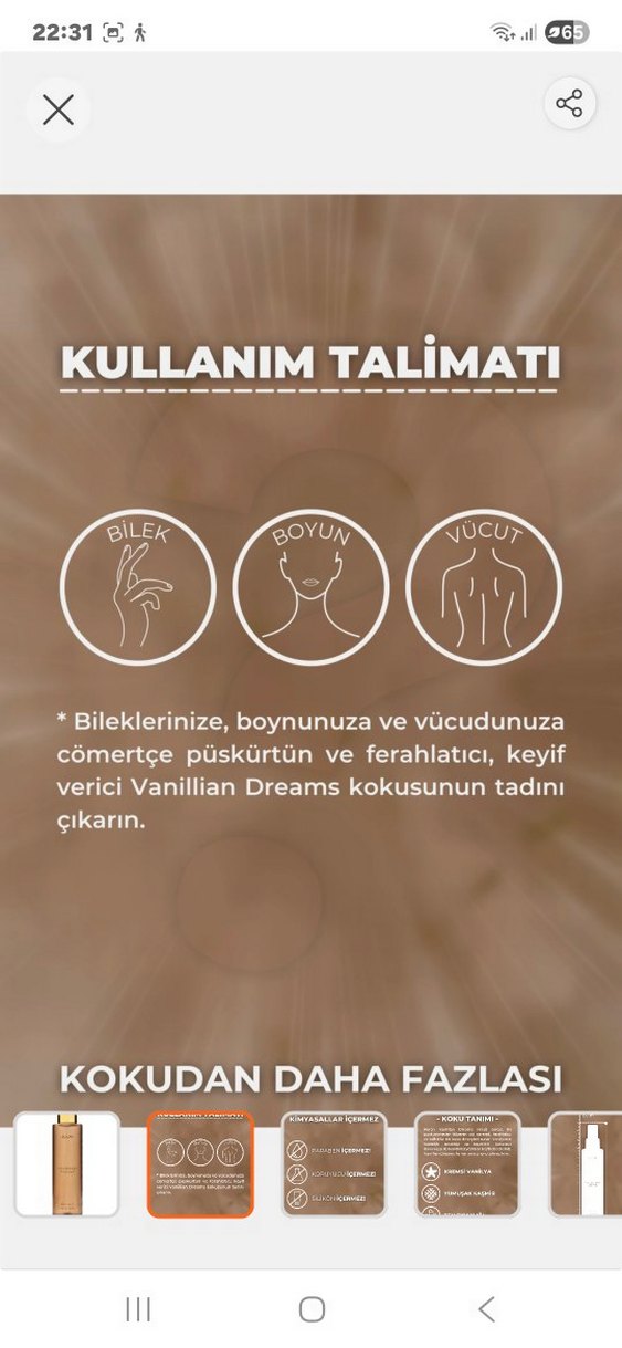 MYSTIQUA NOIR BODY MIST SPRAY
 Kadın Deodorantı - Görsel 3