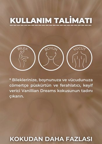 Vanillian Dreams Kadın Deodorantı - Görsel 2