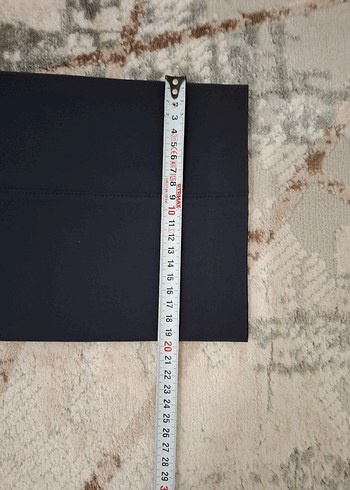 Lacivert Kadın Kumaş Pantolon Kemerli Midi Boy,Selen marka - Görsel 7