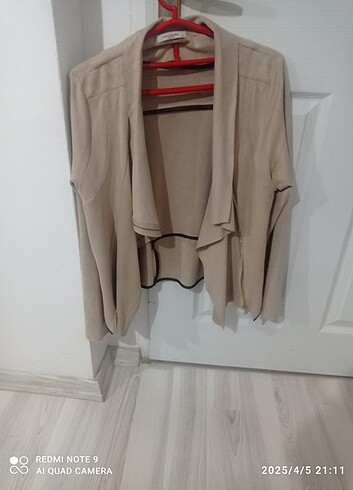 Baharlık süet ceket - Görsel 2