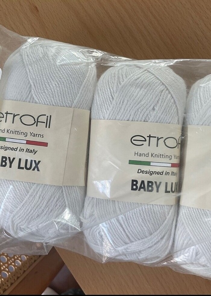 Etrofil Baby lüks el örgü ipi - Görsel 3