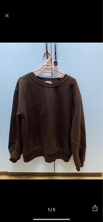 Kahverengi sweat