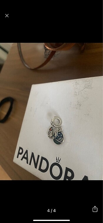  Beden beyaz Renk Pandora charm