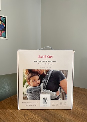 Diğer Babybjörn Kanguru Harmony 3D Mesh - Silver