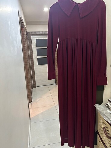 Bordo elbise