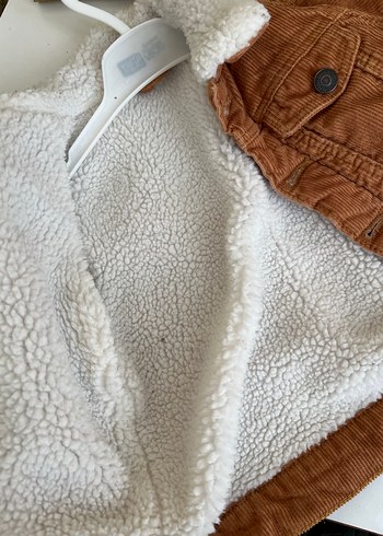 Kahverengi Erkek Çocuk Kürklü Ceket - Görsel 3