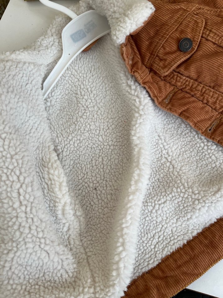 Kahverengi Erkek Çocuk Kürklü Ceket - Görsel 3