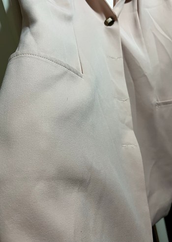 Bej Midi Düğmeli Kadın Yelek - Görsel 4