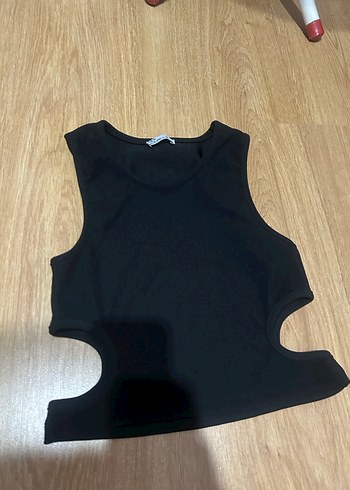 Kadın Kahverengi Mini Kolsuz Atlet - Görsel 3