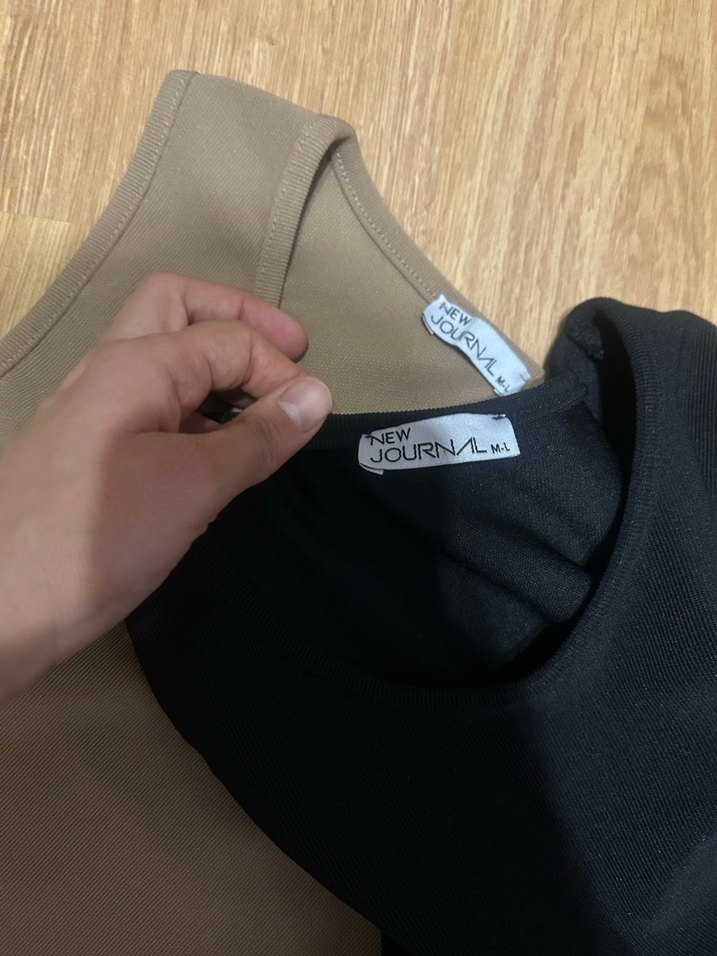 Kadın Kahverengi Mini Kolsuz Atlet - Görsel 4