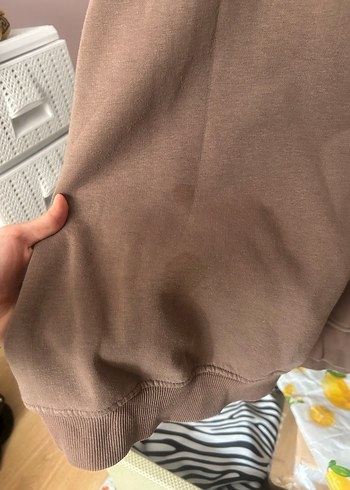 Kadın Rahat Kesim Baskılı Triko Sweatshirt - Görsel 7