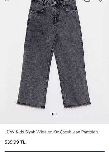 Gri Kadın Salaş Midi Boy Kot Pantolon - Görsel 12