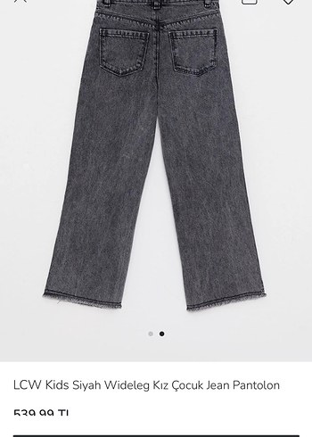 Gri Kadın Salaş Midi Boy Kot Pantolon - Görsel 9