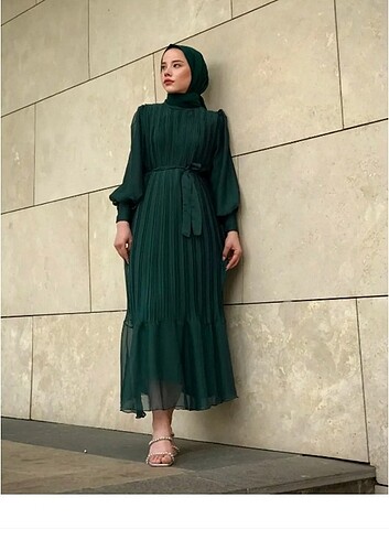 Etiketli şifon janjan elbise. Hiç giyilmedi sadece denedim. Son  - Görsel 4