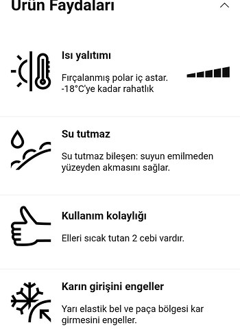 Siyah kadın outdoor Pantolon - Görsel 4