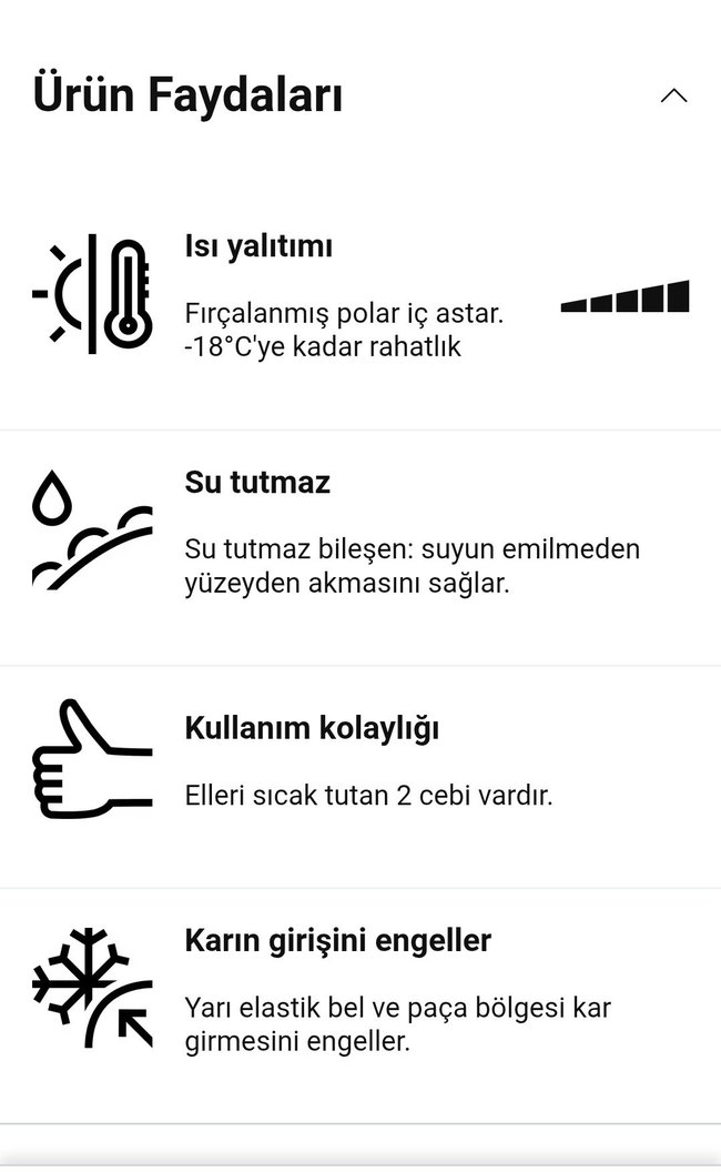 Siyah kadın outdoor Pantolon - Görsel 4