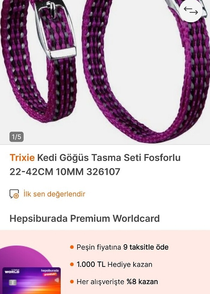 Trixie Kedi göğüs tasması - Görsel 2