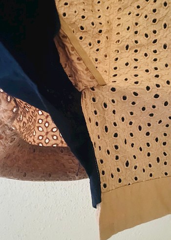 PARK BRAVO  Nakışlı Dantel Mini Etek - Görsel 5