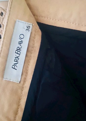 PARK BRAVO  Nakışlı Dantel Mini Etek - Görsel 3