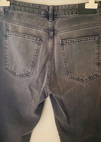 ZARA STRAİGHT ŞERİTLİ KOT PANTOLON - Görsel 5