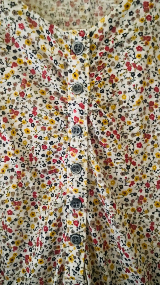 MANGO ÇİÇEKLİ Bohem Midi Elbise - Görsel 5