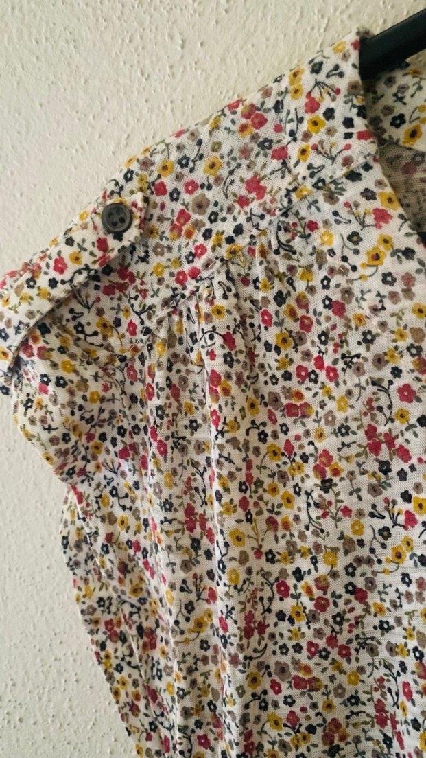 MANGO ÇİÇEKLİ Bohem Midi Elbise - Görsel 4