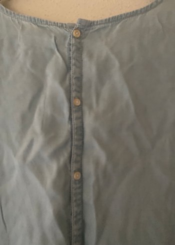 MANGO İNCE KOT  Kısa Kollu Tişört - Görsel 6